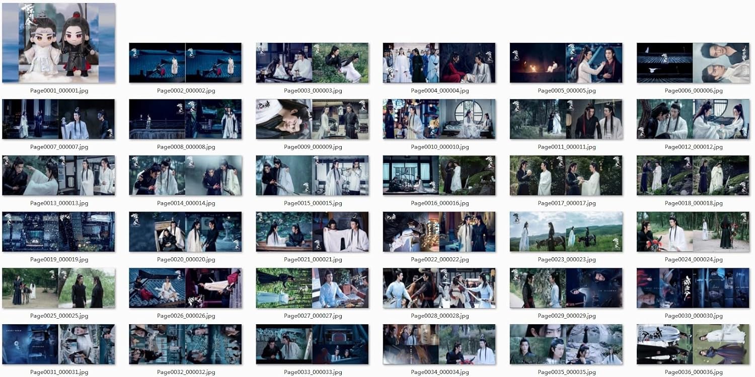 月見竹取 博君一肖 中国ドラマ 陳情令 王一博&amp;肖戦 ワンイーボー シャオジャン 影像纪念 俳優写真集 主演 (100Pグロ