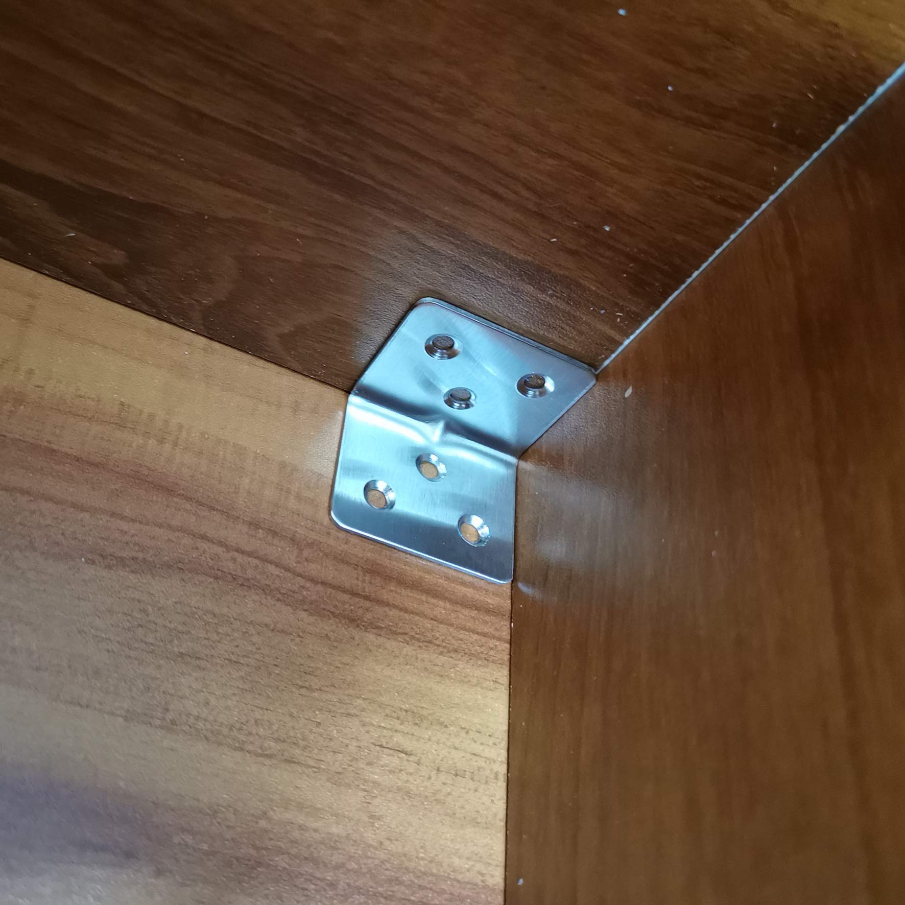 12PCS Heavy Duty Stainless Steel Corner Braces L Shape Brackets