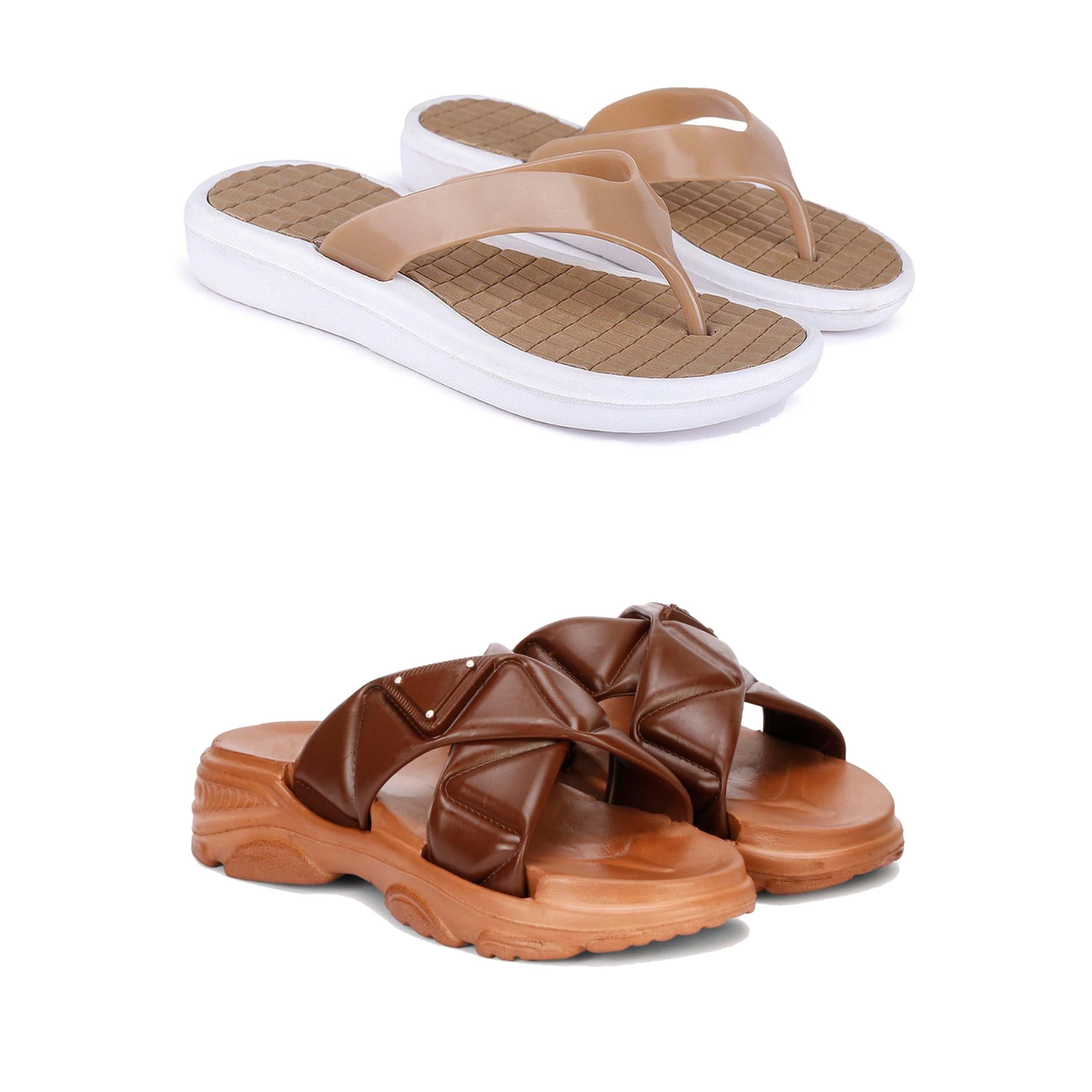 Women's Sandals | Lightweight Wear| Stylish & Easy to Wear For Women'S GP-SAN-(2-COMBO)-1860-1890-picture-10