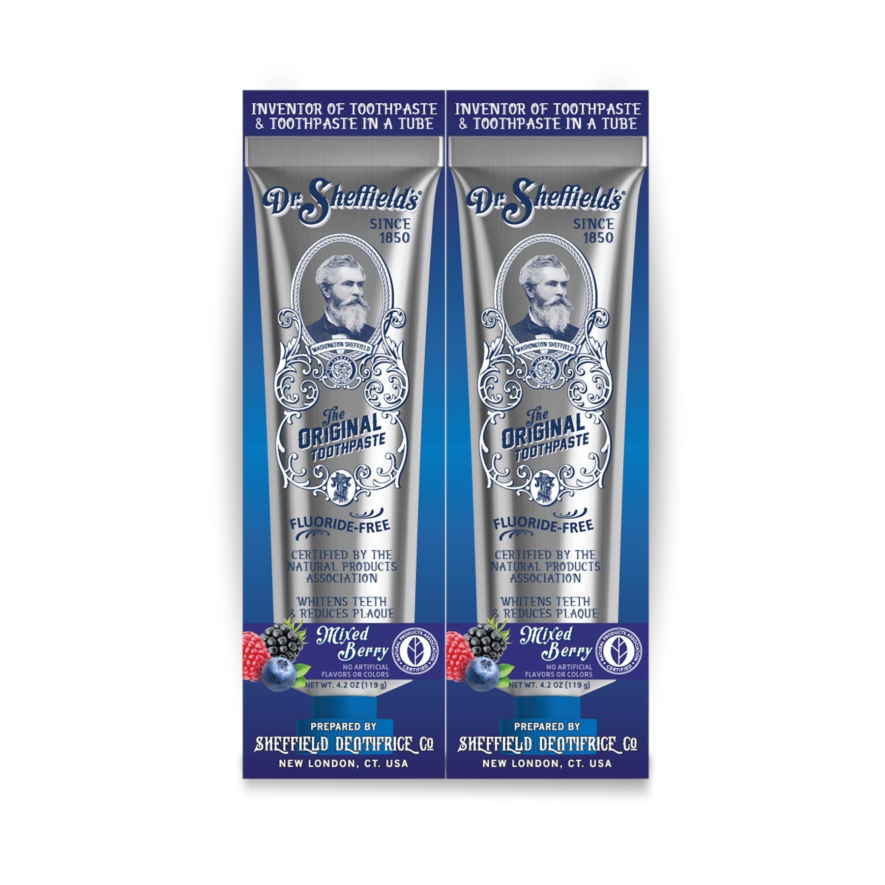 Amazon.com : Dr. Sheffield's Certified Natural Toothpaste (Mixed