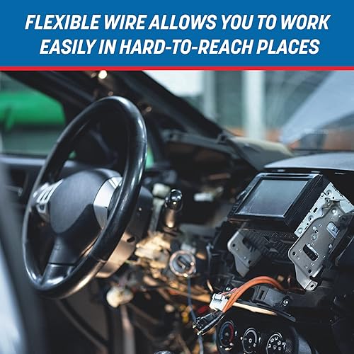 Miniatura 6 de GS Power Cable de calibre 16 de 100 pies, libre de oxígeno, OFC de cobre puro eléctrico de 12 V de bajo voltaje, carrete de alambre de altavoz de