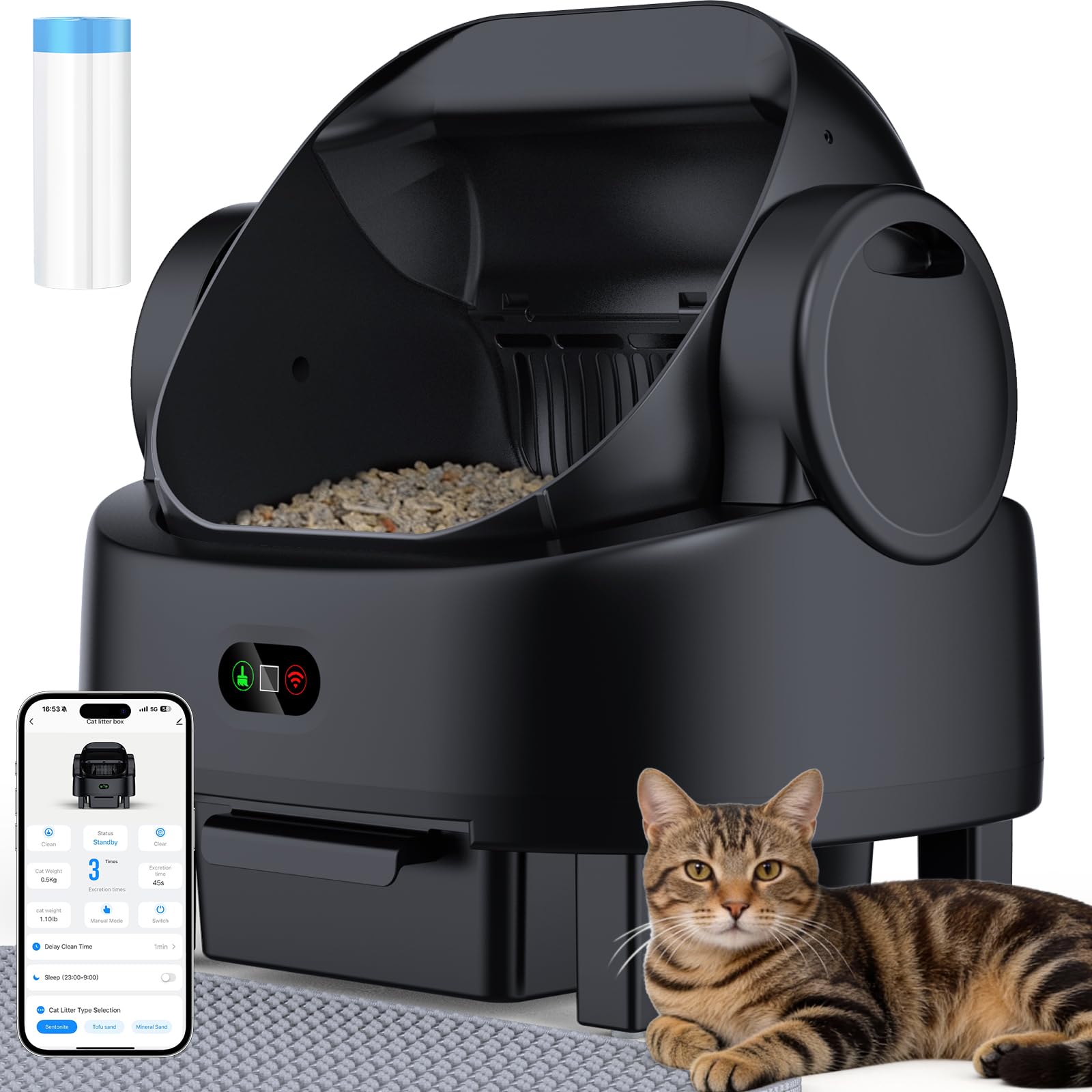 MKHRT Self-Cleaning Litter Box
