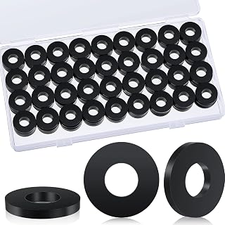 150 Pcs 11/16" OD x 5/16" ID x 3/32" Thickness EPDM Rubber Washers Neoprene Washers for Bolts Spacers Vibration Suppression