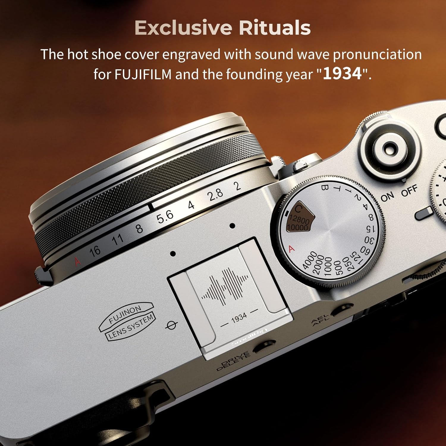 SMALLRIG X-E5 L-Shape Grip for FUJIFILM X-E5 Camera+Hot Shoe Cover for FUJIFILM