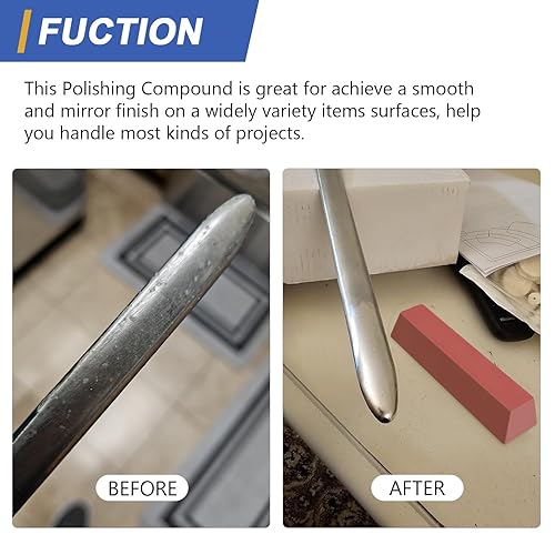 Miniatura 10 de SCOTTCHEN Compuestos de corte de pulido de 4 onzas Kit - Verde finoBlanco MedioPúrpura grueso paquete de 3