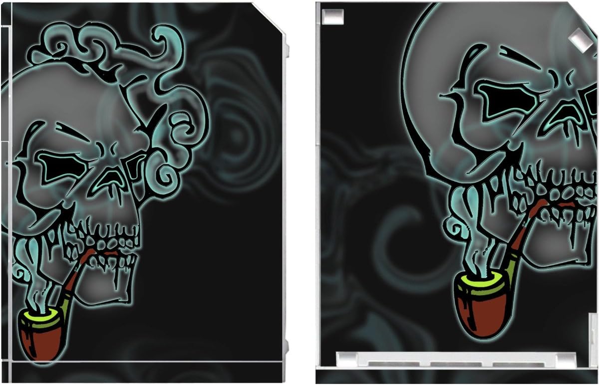 'Disagu Design Skin for Nintendo Wii stehend – Motif Death's Head Smoke