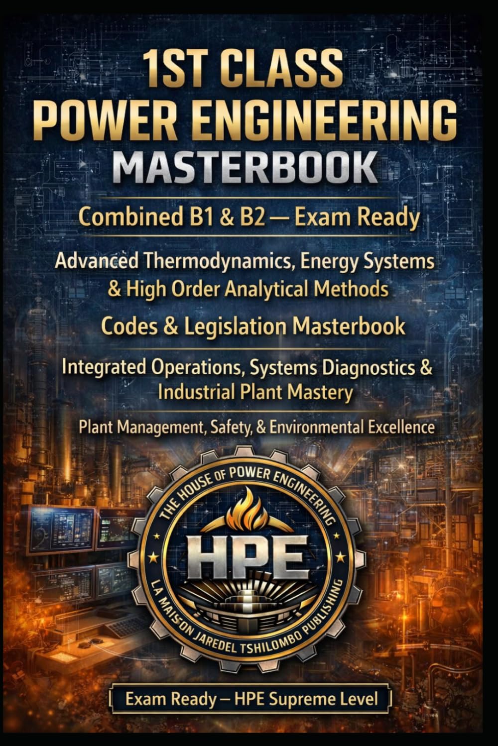 1ST CLASS POWER ENGINEERING — Combined B1 & B2 — Exam Ready — Advanced Thermodynamics, Energy Systems & High Order Analytical Methods — Codes & Legislation Masterbook: Exam Ready — HPE Supreme Level