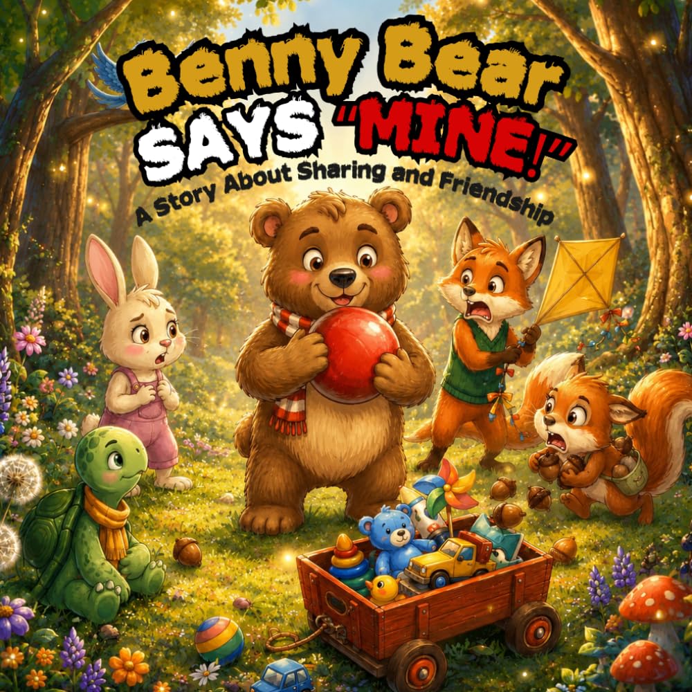 Benny Bear Says “MINE!”: A Story About Sharing and Friendship