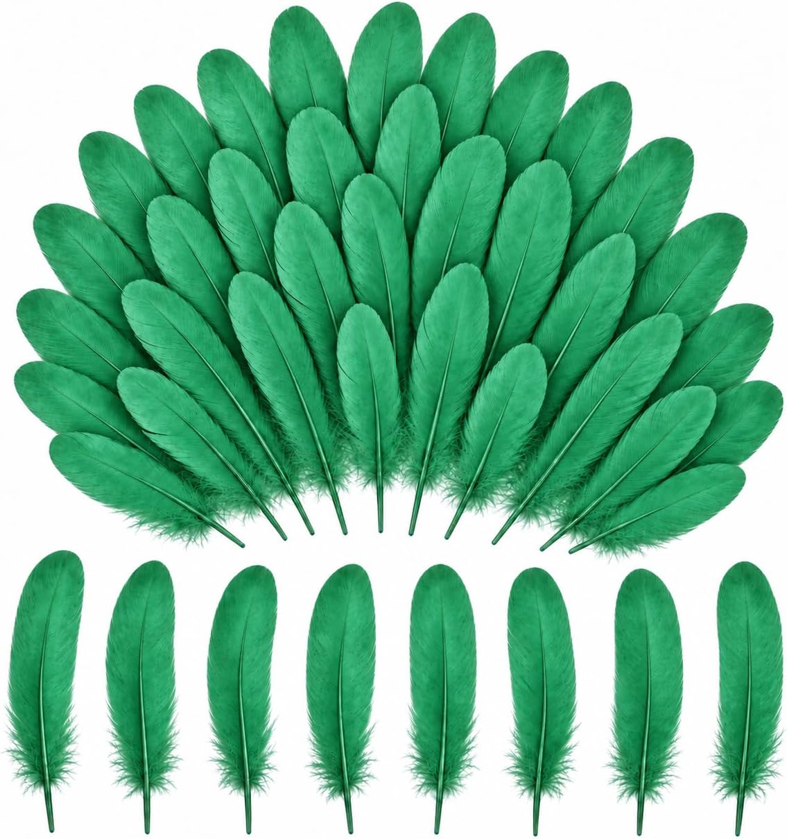 AntiLousy Crafts Feathers 150 Pcs Feathers for DIY Crafts (Colorful, 6-8 Inches 150 Pcs)