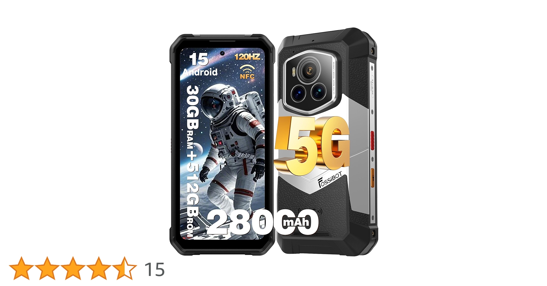 Amazon | 「5G対応」FOSSiBOT F107 Pro SIMフリー スマホ 本体