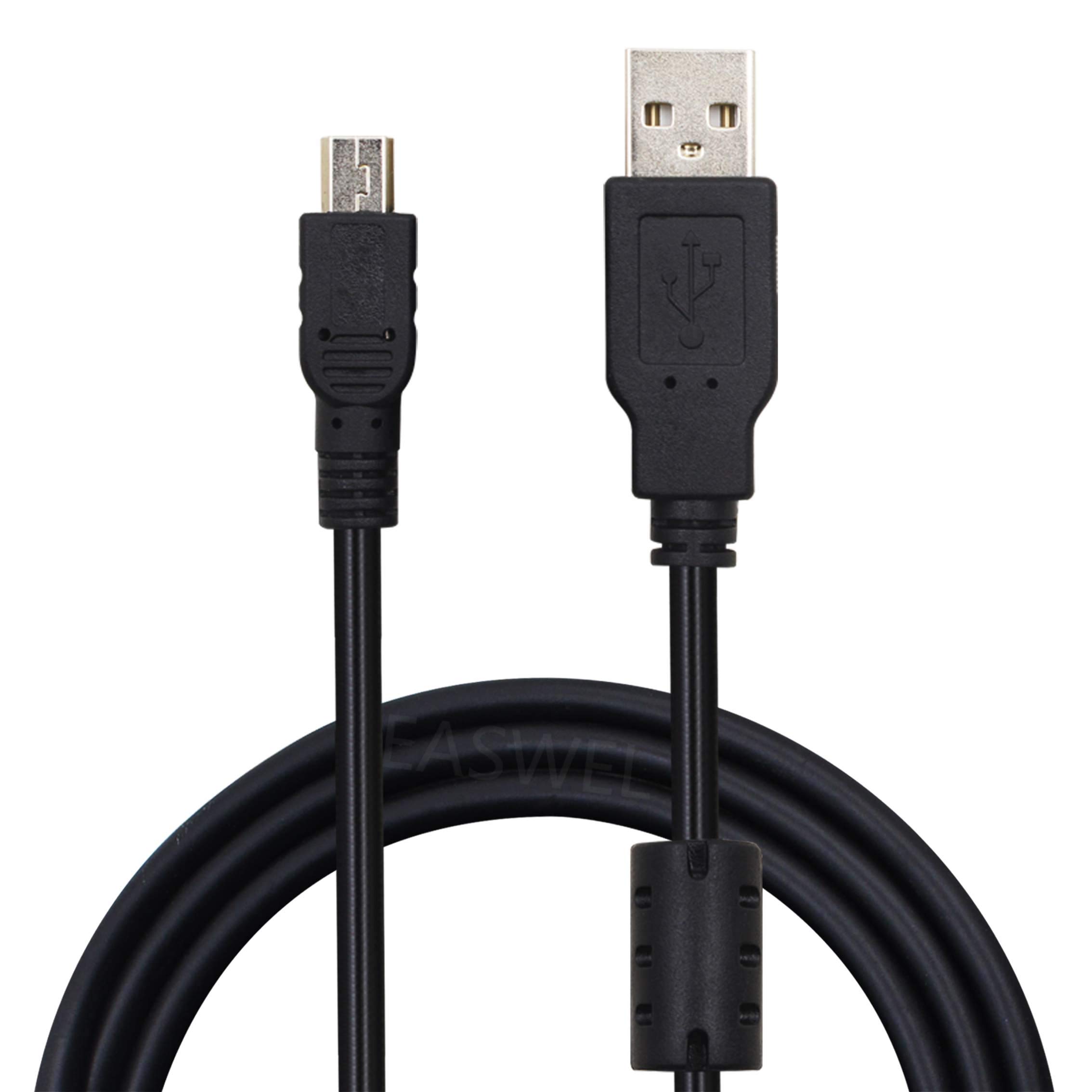 Amazon.com: EASWEL 1.5M USB PC Data Sync Cable Cord for Canon