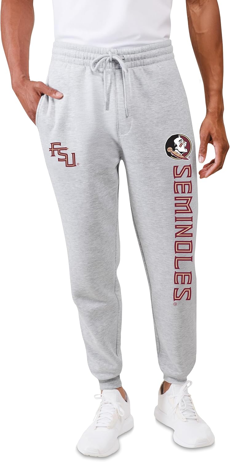 Ultra Game Mens NCAA Official Super Soft Game Day Jogger Sweatpants