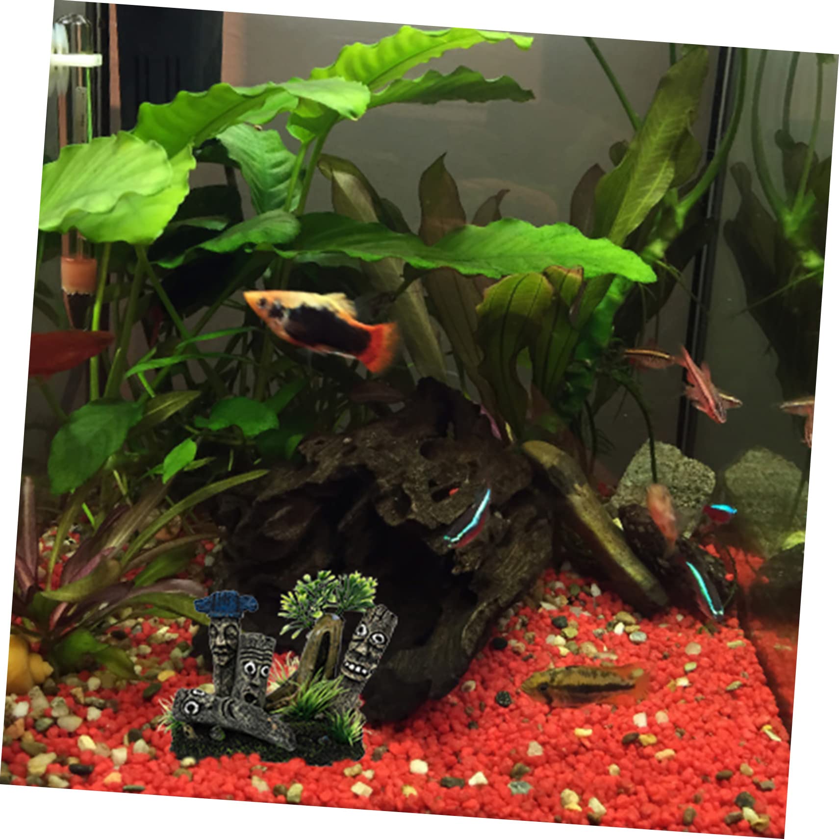 Toyvian Lot De 2 Décorations D'Aquarium en Résine