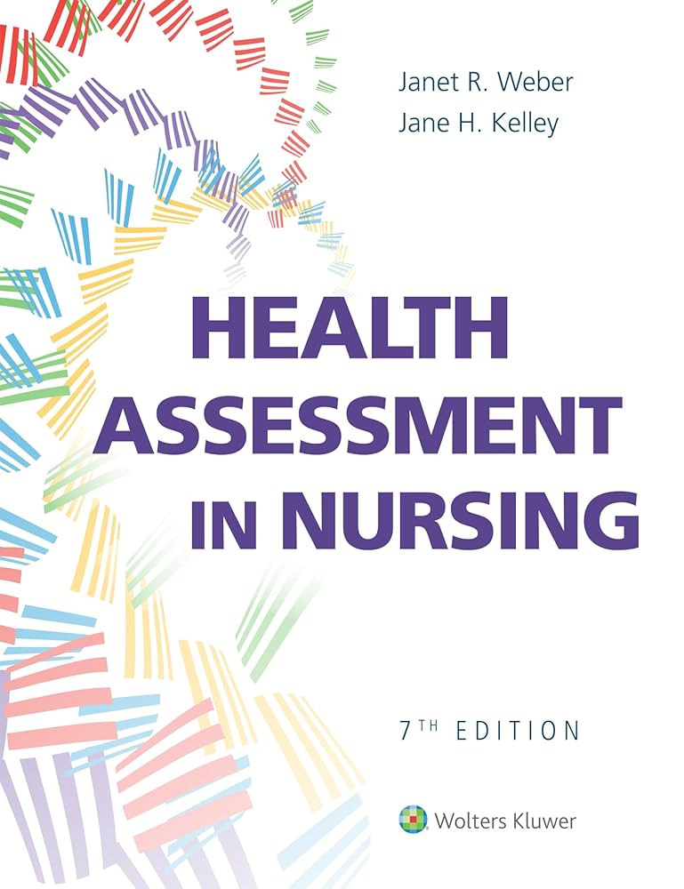 Health Assessment in Nursing, By (Weber, 2022) 7th Edition test bank cover - ISBN 9781975161163