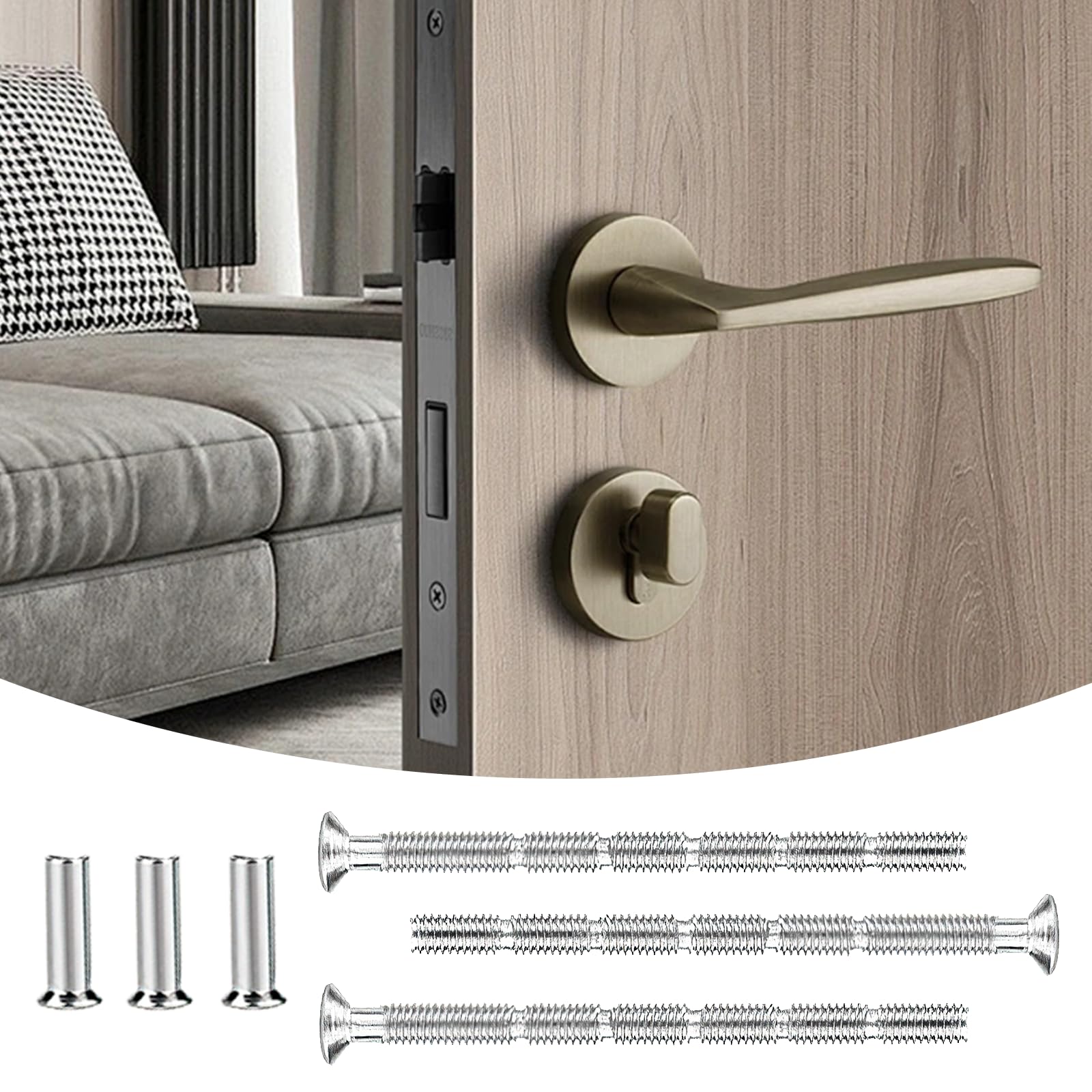 Viti A Brugola Viti A Testa Cilindrica Per Maniglie Porta – 6mm - Foto 12