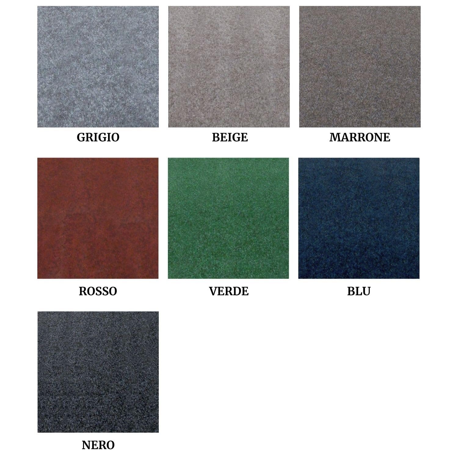 Casatessile Tappeto passatoia corsia Oscar Fondo Impermeabile, Zerbino per Ingresso, Porta di casa, Corridoio, Cucina, Ufficio e Negozi. Venduto al Metro - Grigio, Largo 200 cm.