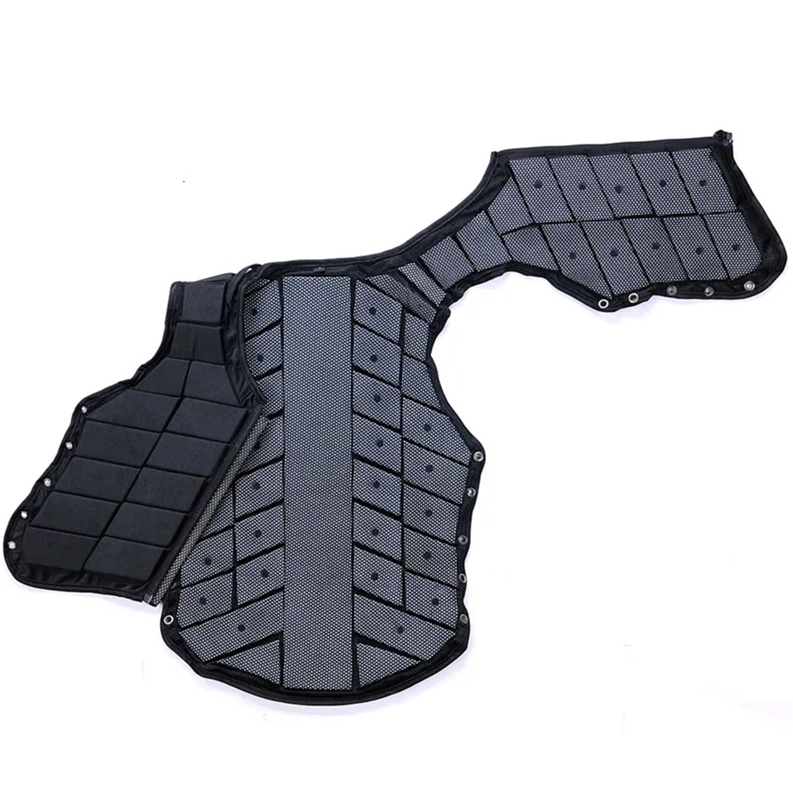 Gilet da Equitazione Gilet da Equitazione for Esterni, Imbottito in Eva, di Sicurezza, for Equitazione, Protezione for Il Corpo, Unisex, Nero, for Adulti, Uomini, Donne e Bambini(Adult XXL)