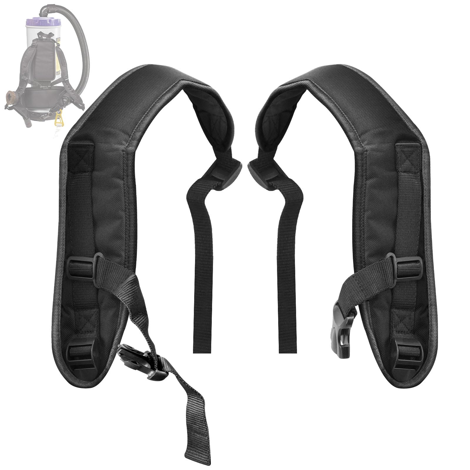 WHMYZHL Vacuum Cleaner Shoulder Straps PV100 for Most Backpack Vacuum Cleaners, Compatible with Proteam, Provac, Megavac, Quartervac Backpack Vacuum