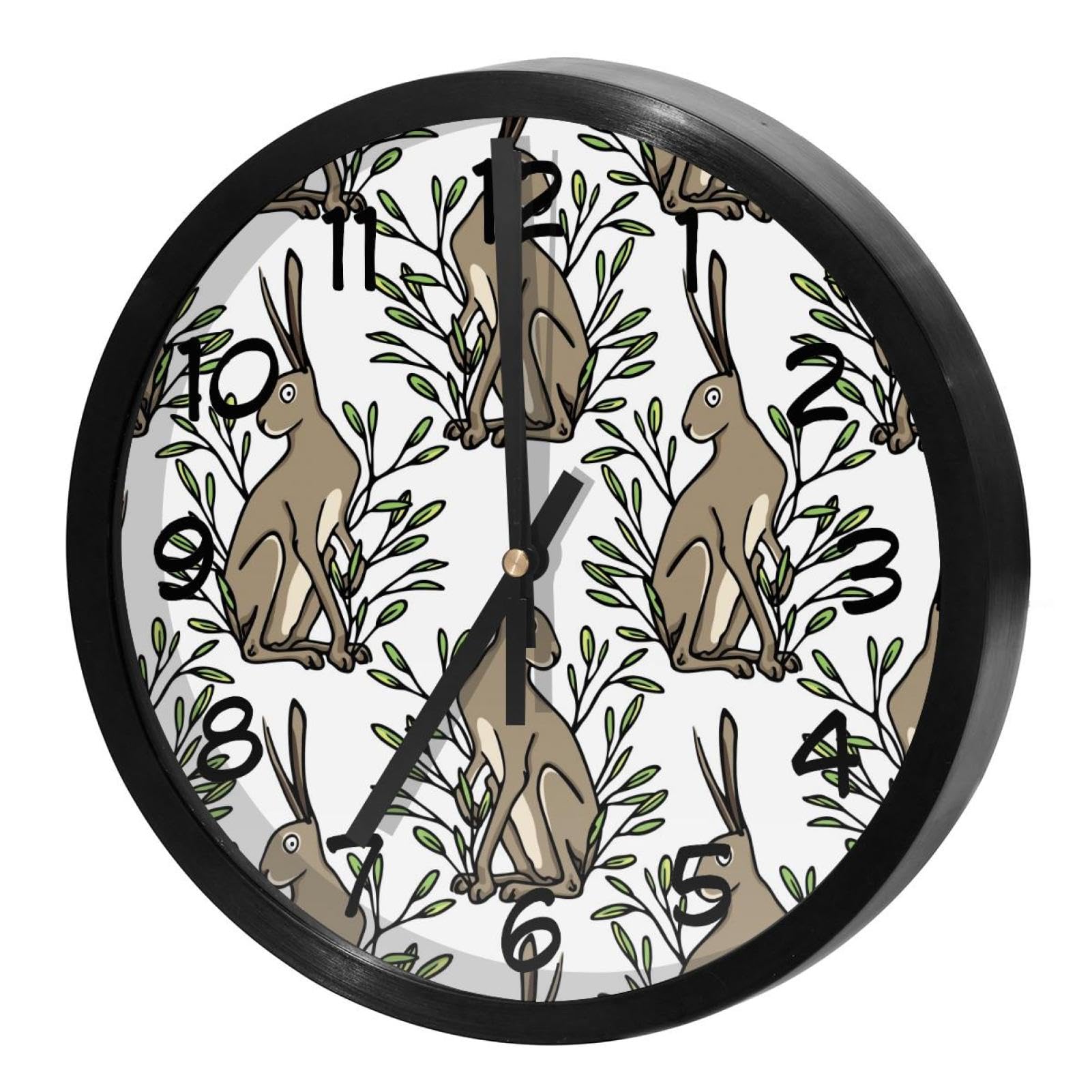 Horloge murale à quartz silencieuse sans tic-tac avec piles pour bureau
