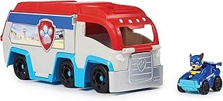 Paw Patrol: The Mighty Movie, Pup Squad Patroller Toy Lorry, with Collectible Mighty Pups Chase Pup Squad Toy Car, Kids’ Toys for Boys and Girls Aged 3+