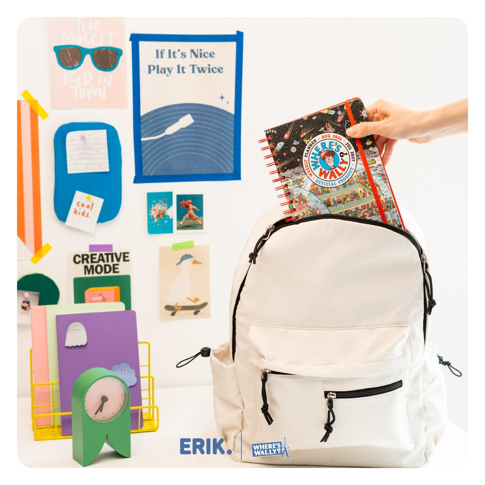 Grupo Erik A5 Academic Diary 2026-2027 Week to View - Wheres Wally Books | Back to School Planner 2026-2027, Mid Year Diary 2026 2027, A5 Weekly Planner | Where's Wally Book