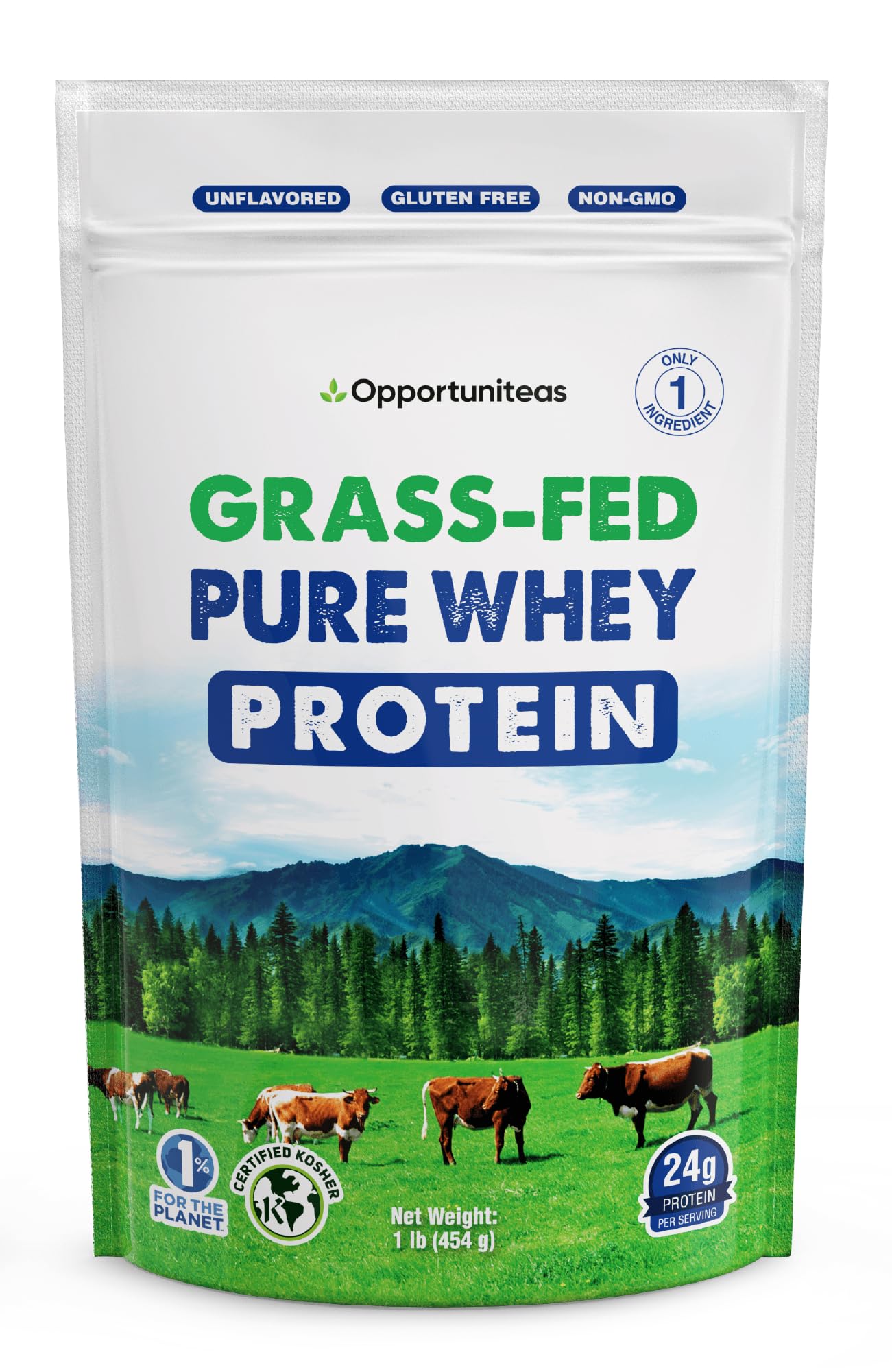 Opportuniteas Grass Fed Whey Protein Concentrate