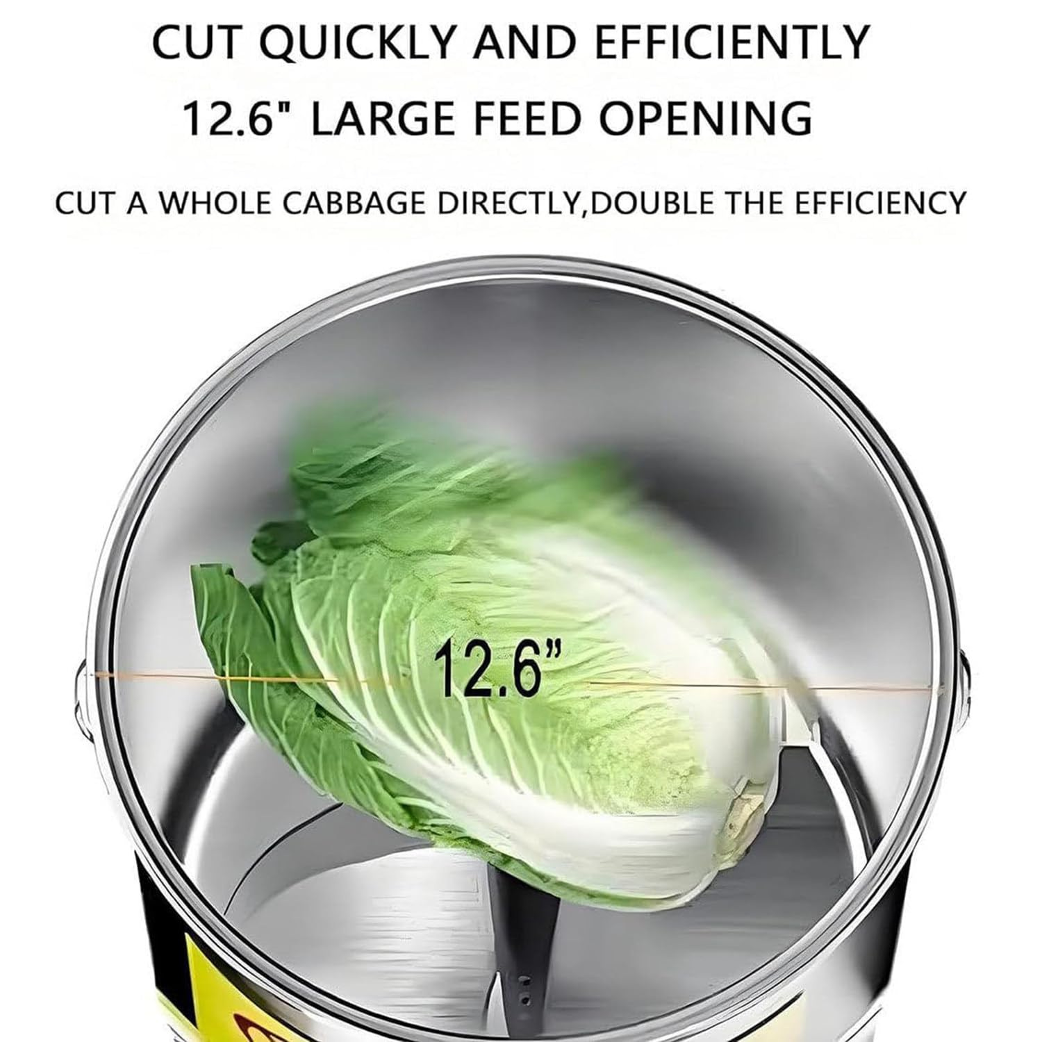 Hachoir à Légumes électrique Professionnel à 8 Lames,Robot Culinaire Robuste,Broyeur en Acier Inoxydable 1800 W,pour Préparation D'aliments pour Volailles Et Animaux
