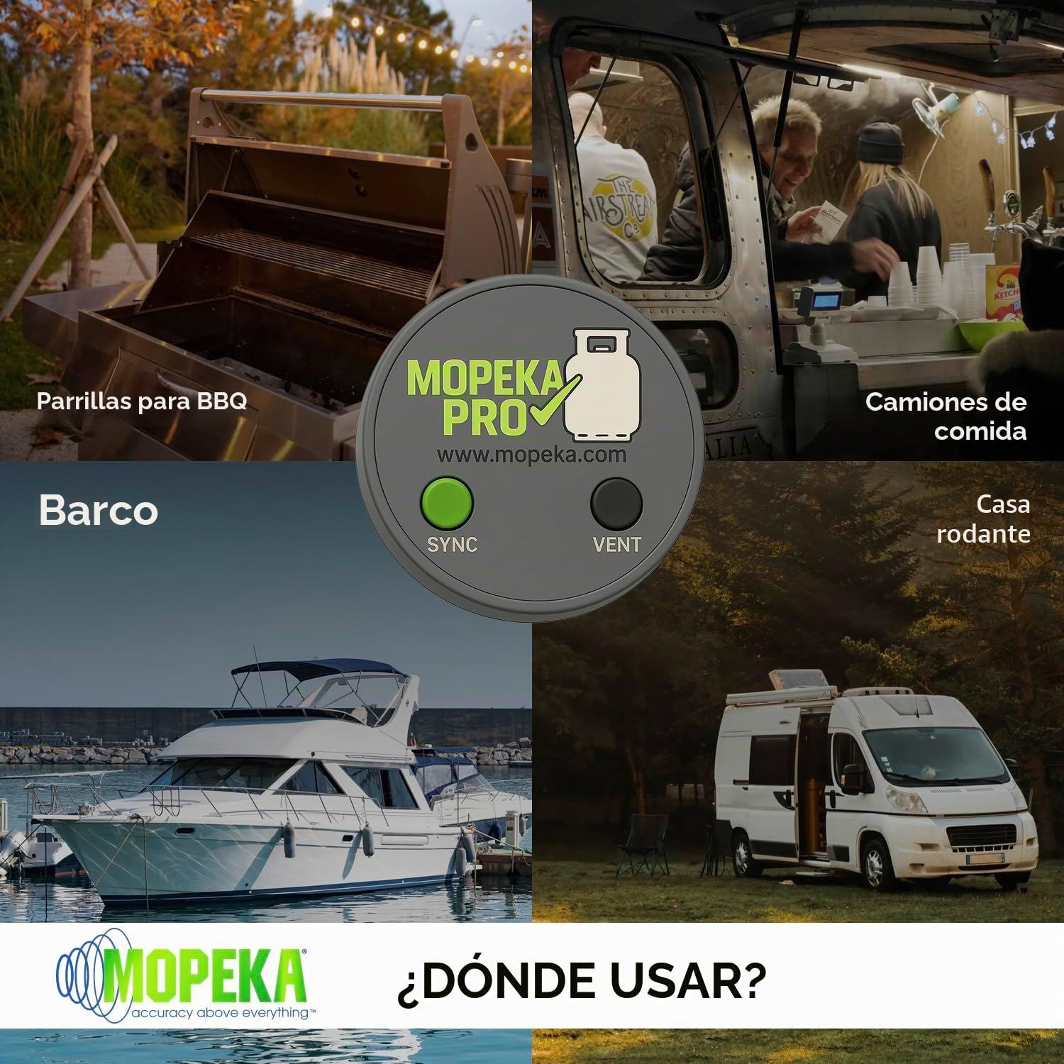 Mopeka Pro Check Sensor – Medidor de propano inalámbrico para caravana, barbacoa, estufa exterior y tanques industriales de GLP, versión magnética, monitoriza los niveles en tu teléfono con la App
