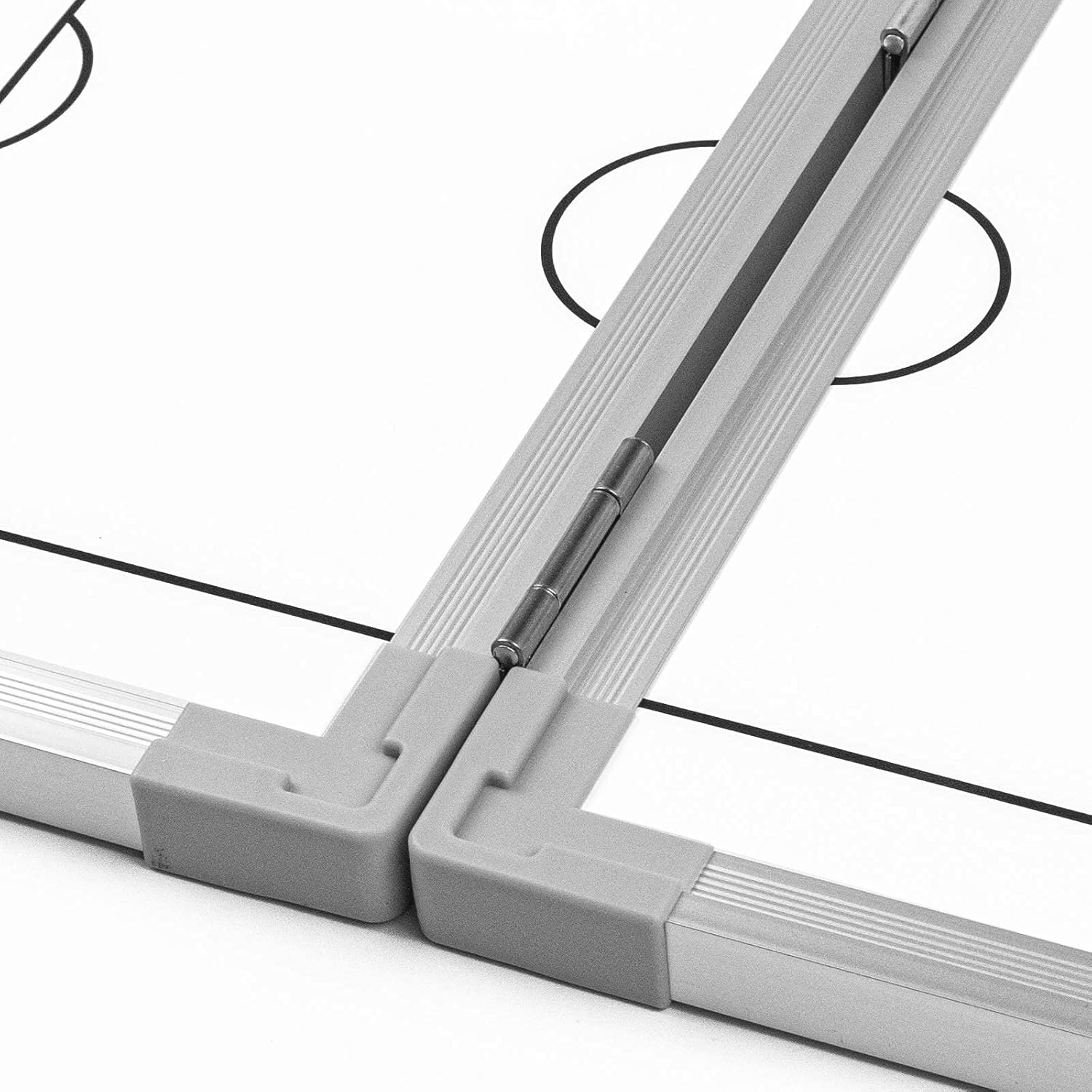 Soccer Innovations Hinged Magnetic Tactic Coaching Board, Extremely Portable Dry Erase White Board for Soccer Coaches of All Levels to Perform Tactical Analysis.