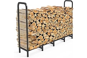 5.3FT Adjustable Outdoor Log Rack