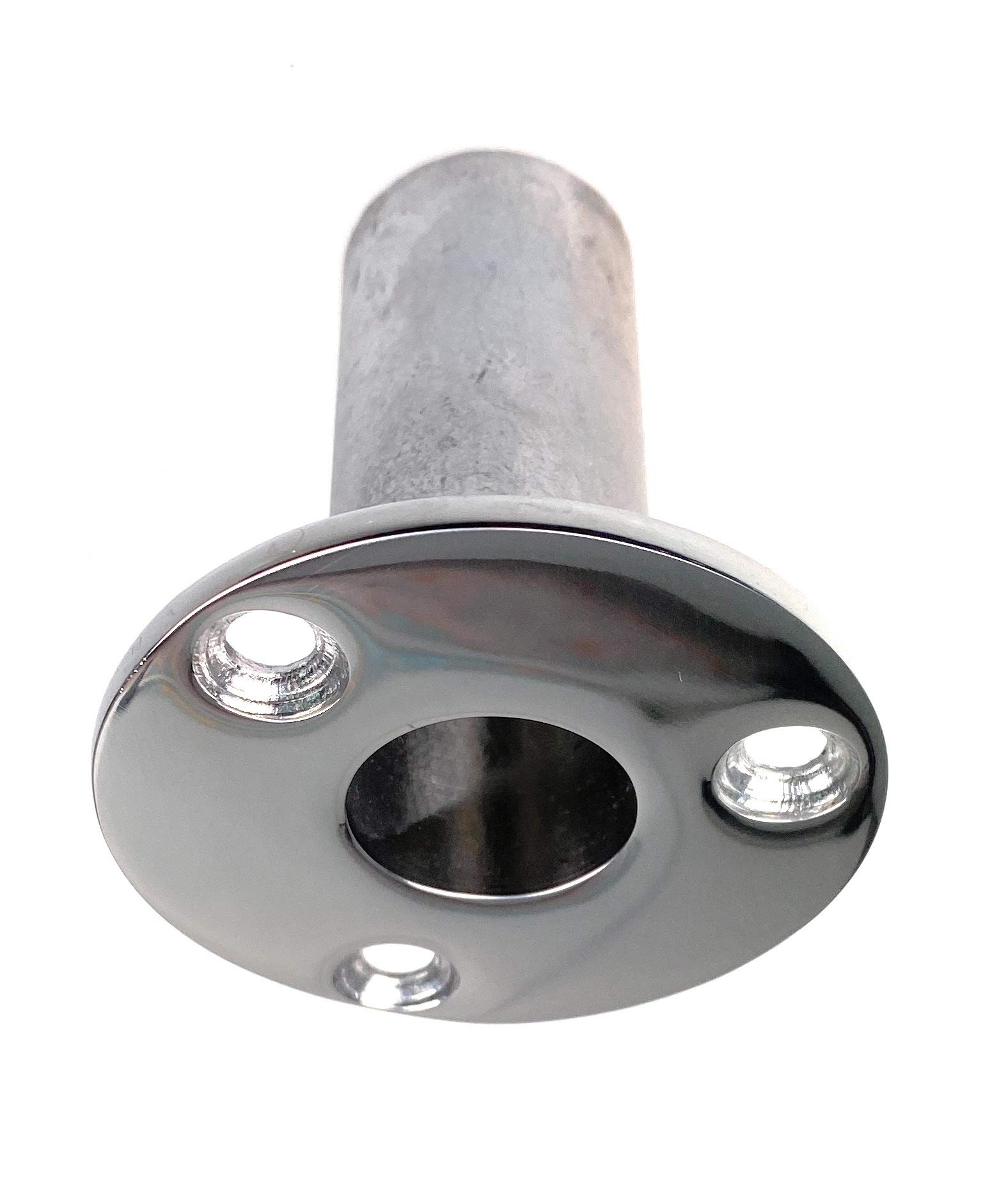 ARBO-INOX Rohrhalter für Persenning oder Sprayhood–Relingsfuß -auch als Bodenhülse oder Pfostenträger -Edelstahl AISI316 – 20–30 mm Rohr – Langlebiger Halt