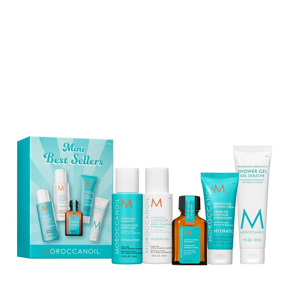 Amazon.com: Moroccanoil 迷你暢銷品- 豪華採樣器組: 美容與個人護理