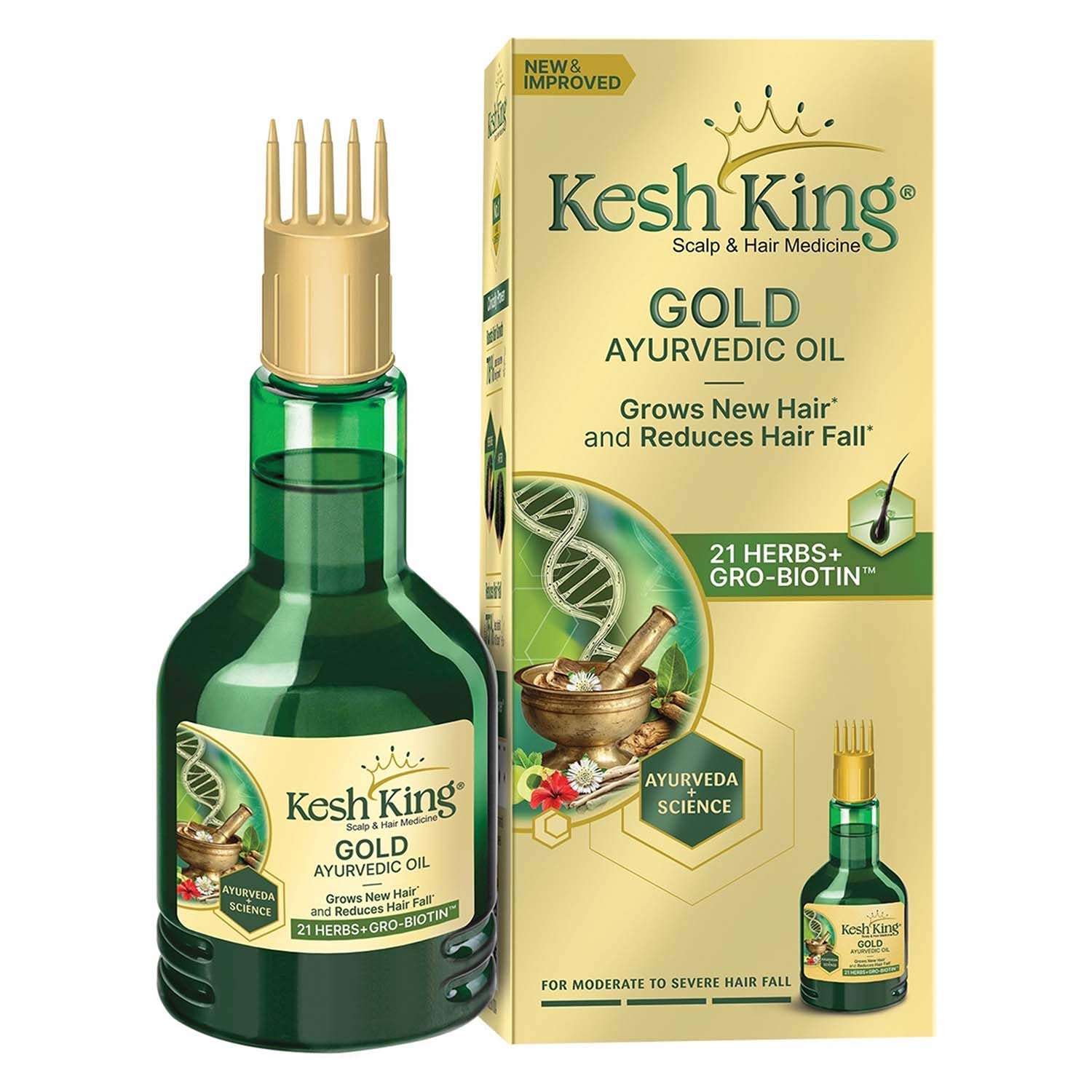Kesh King Ayurvedic Anti Hairfall Hair Oil, 300ml