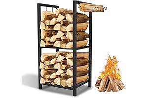 MOFEEZ Firewood Rack: The Ultimate Indoor Companion for a Warm and Cozy Ambiance