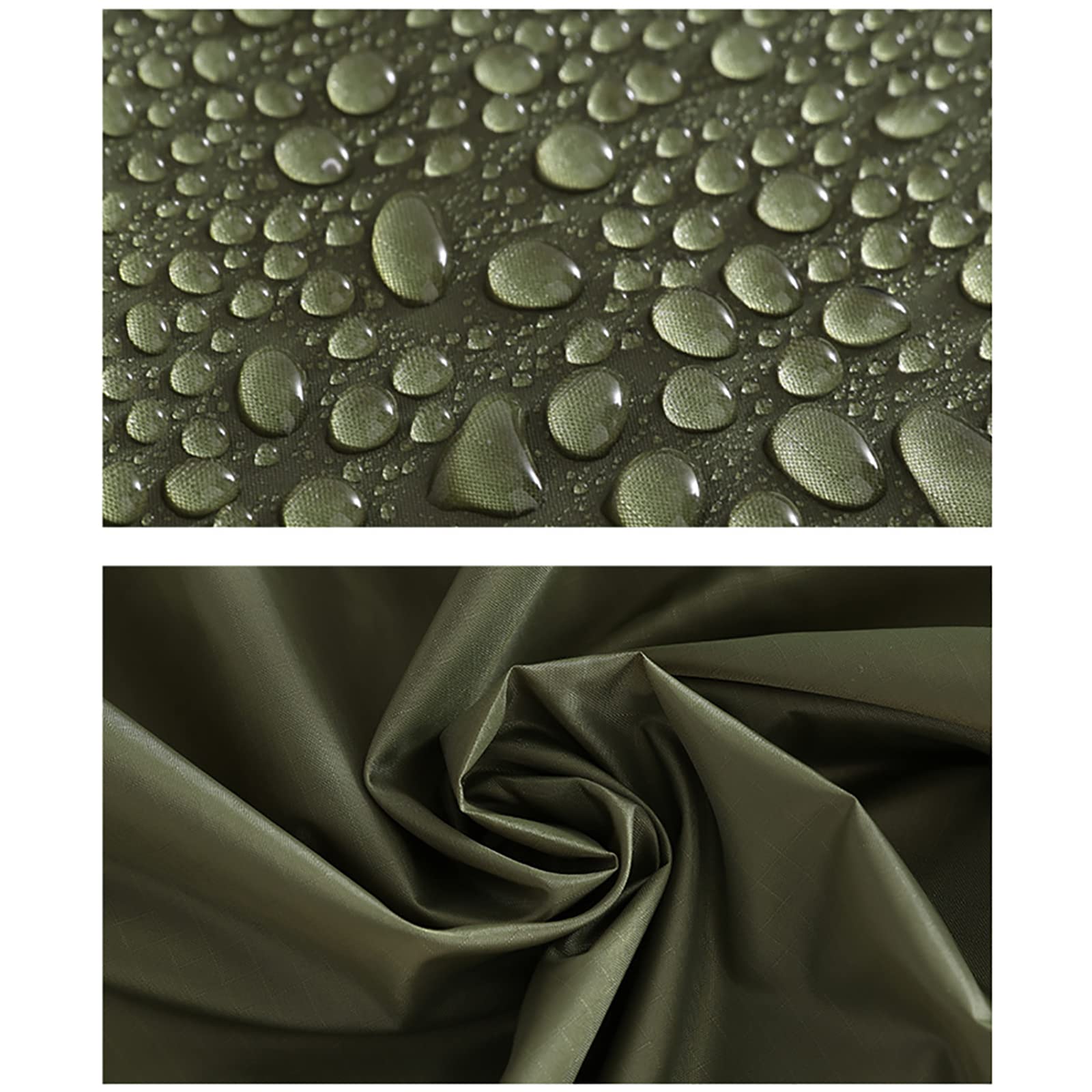 Pluie Imperméable avec Capuche Cape de Pluie EVA Randonnée Camping, Voyage, Activités en Plein Air, Moto/vélo pour Les Hommes et Femmes