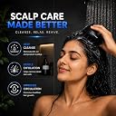 MILDCARE Jumbo Scalp Massager Brush (Black) | Soft Silicone Shampoo Brush for Deep Scalp Cleaning, Gentle Exfoliation & Relaxing Head Massage | Hair Oil Massage & Dandruff Care | Wet & Dry Use Enhanced Hairwash | For Men & Women gallery image