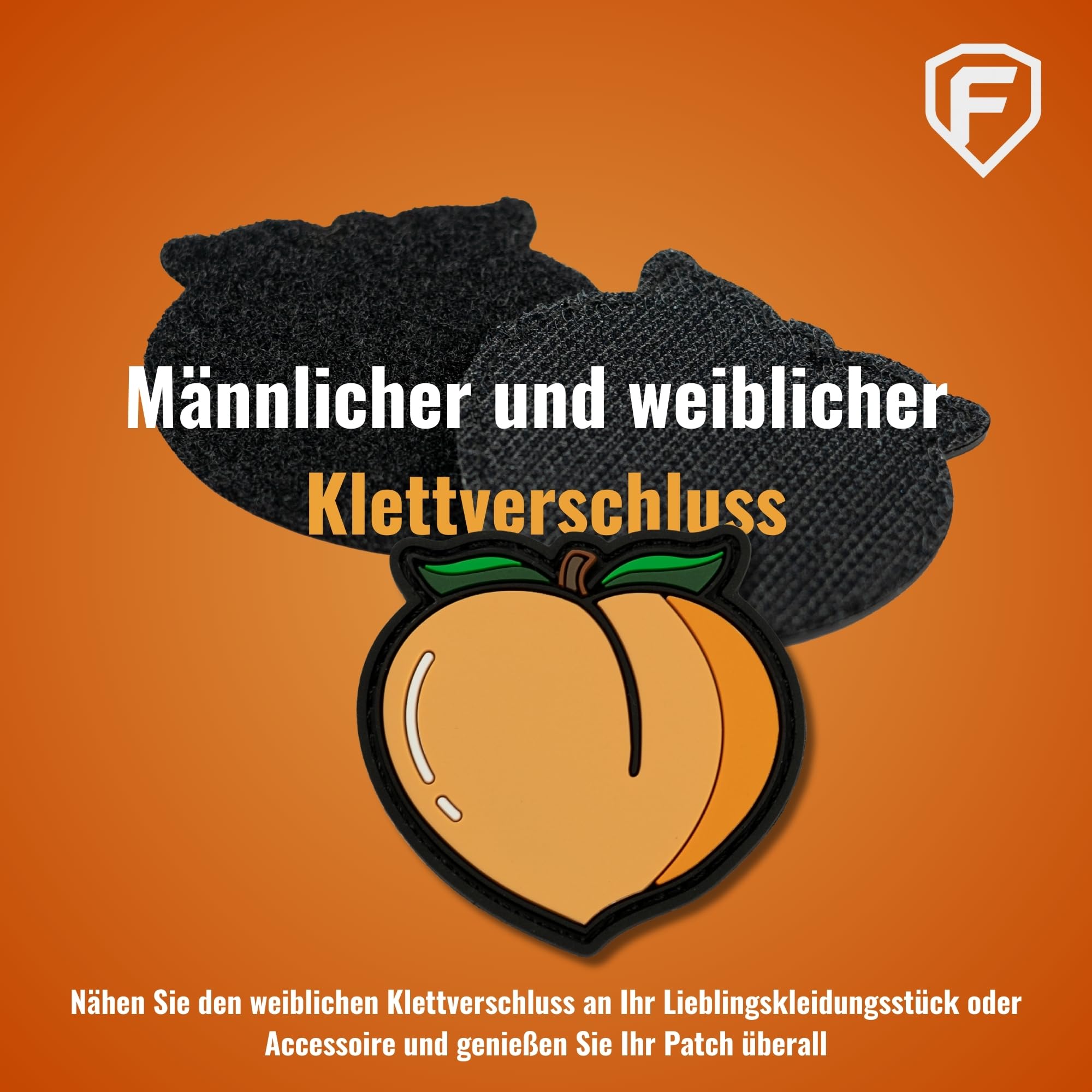 Klett-Patch „Death By Burpees“ – PVC-Aufnäher 8x6 Cm Für Rucksäcke, Westen & Fitness-Equipment