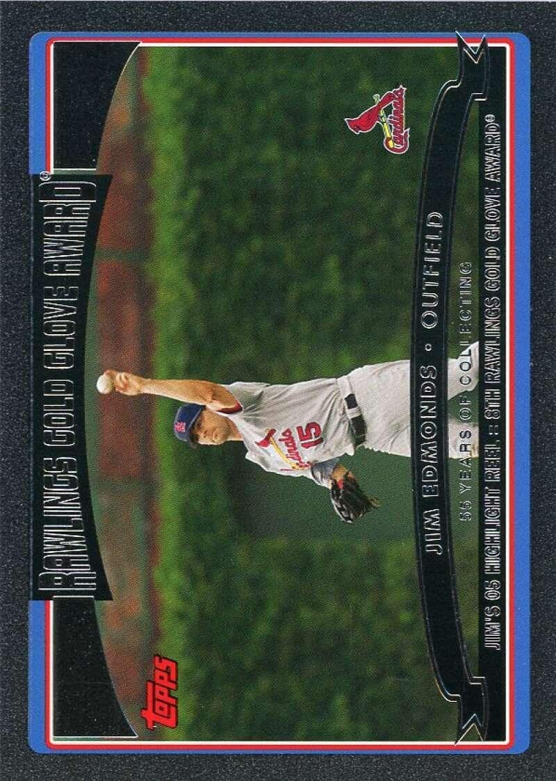 Jim Edmonds Card 2006 Topps #258 - Slabbed Baseball Cards