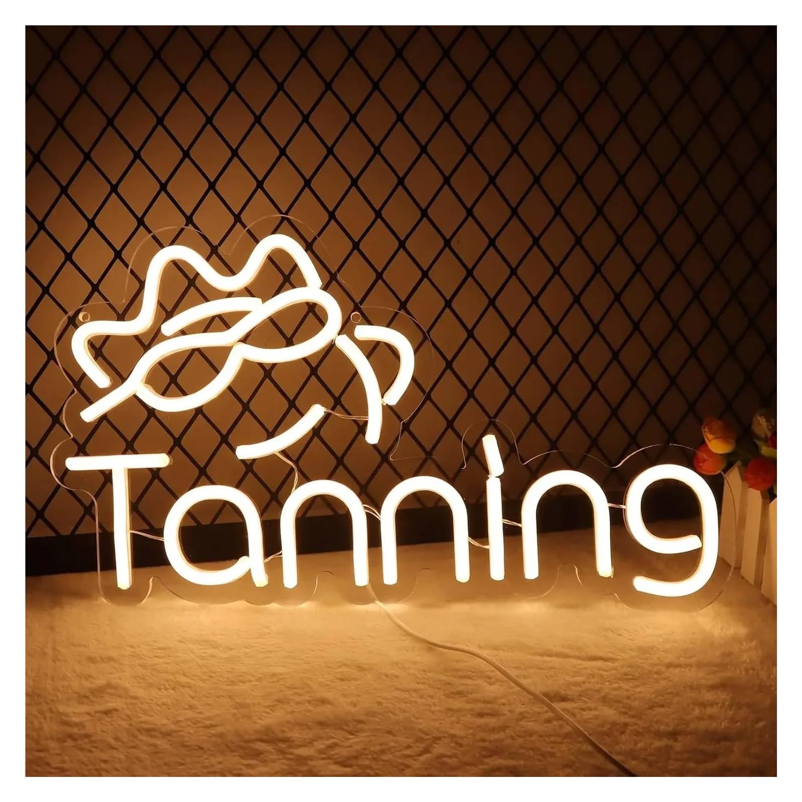Decoración Lámparas Letreros De Neón Para Bronceado, Luces Decorativas Para Pared, Alimentadas Por USB, Regulables, Para Dormitorio, Salón De Bronceado, Fiesta
