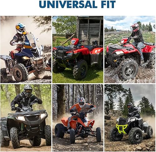 Miniatura 6 de Fundas de asiento de ATV universales resistentes al agua para deportistas Rancher Foreman Scrambler Kodiak Polaris Scrambler, etc