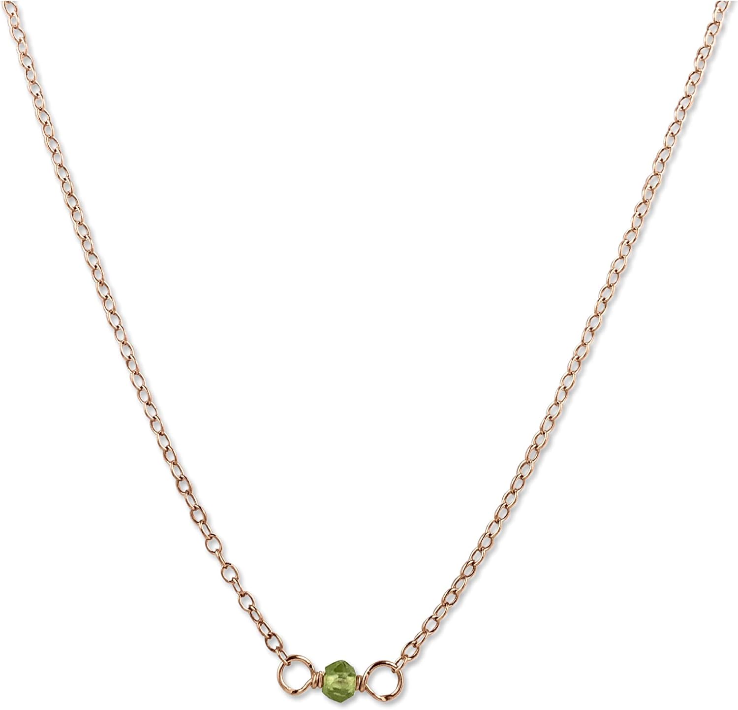 Birthstone Choker Necklace - Birthday Gift, Present for Girl, Woman, Friend, Daughter, Wife, Mom, Her - Layering Gemstone Jewelry for Everyday Wear