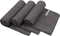 SUNLAND Microfiber Gym Towels - Fast Drying Sweat Towels for Workouts, Fitness, Sports - Pack of 5, 16x16 Lightweight with Carabiner