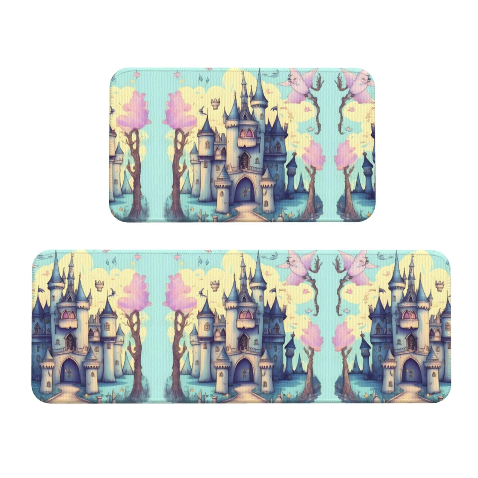 Alfombrillas antideslizantes Fairytale Castle para transformar la entrada y cocina de tu hogar