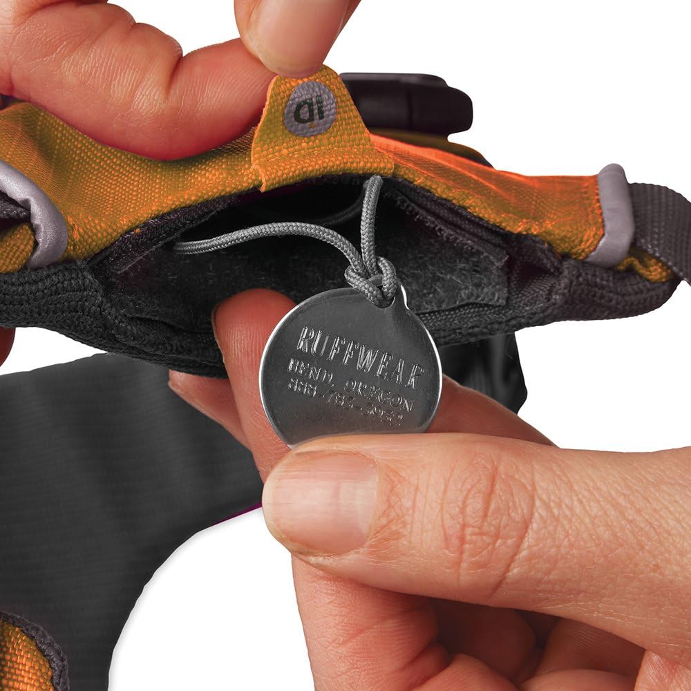 RUFFWEAR, Front Range, Everyday No Pull Dog Harness with Front Clip, Trail Running, Walking, Hiking, All-Day Wear, Campfire Orange, X-Small