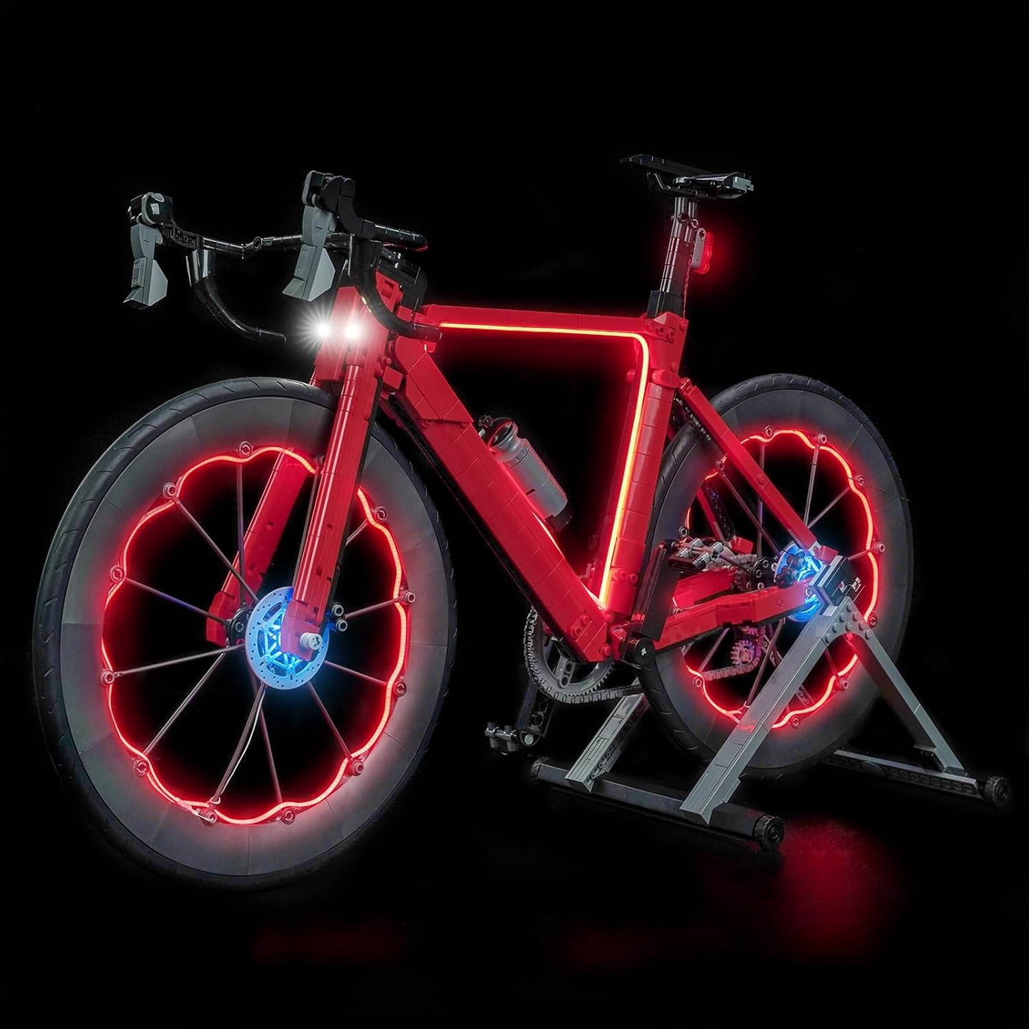 LocoLee Light kit Compatible with Lego Road Bike - Not Actual Model Only Lights, LED Lighting Accessories for LEGO 11380 lcons for Display Collectors image 2