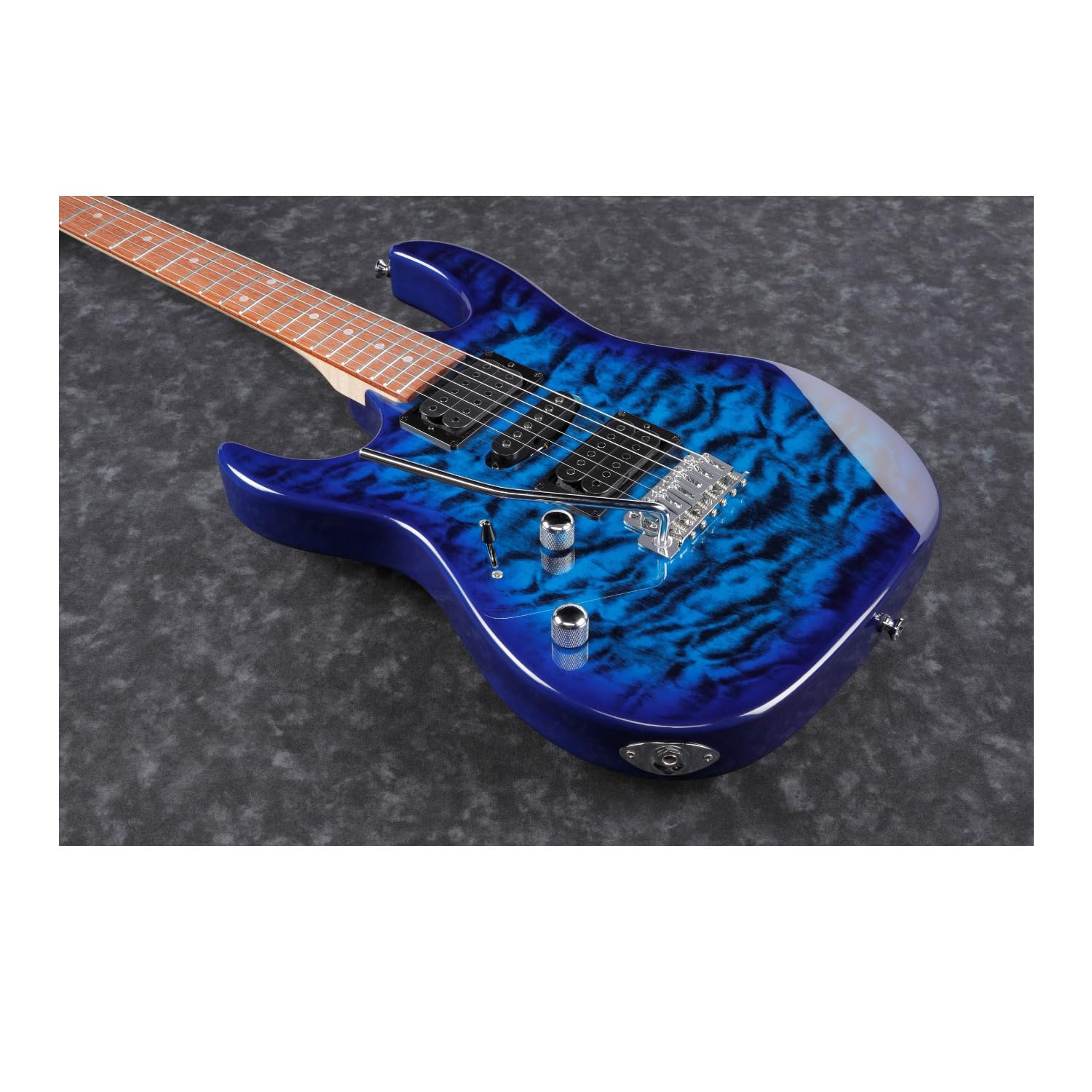Amazon | Ibanez Gio GRX70QAL 左利き用 - 透明ブルーバースト