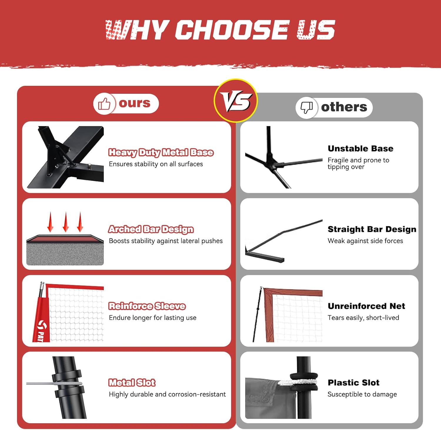 Volleyball Badminton Net Set Combo, 14FT Portable Net System with 5.1FT–8FT Adjustable Height, Backyard Outdoor Game Set with 4 Aluminum Rackets, 3 Shuttlecocks for Lawn Beach Indoor Outdoor Play