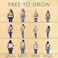 Vista 6 de Portabebés Tula de algodón fácil de agrandar - Ajustable, cómodo, para recién nacido a niño pequeño - Ajuste ergonómico para 7 libras a 45 libras