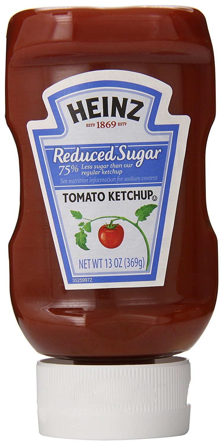 Heinz, Ketchup, Reduced Sugar, Pack of 6, Size - 13 Ounce (Pack of 6)