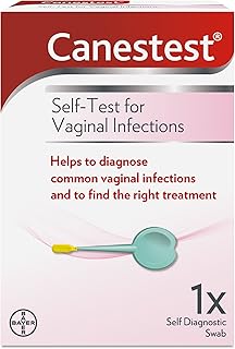Canestest Self Test for Vaginal Infections | Helps Diagnose Common Vaginal Infections Including Thrush & Bacterial Vaginosis | Clinically Tested with 90% Accuracy - 1 Swab
